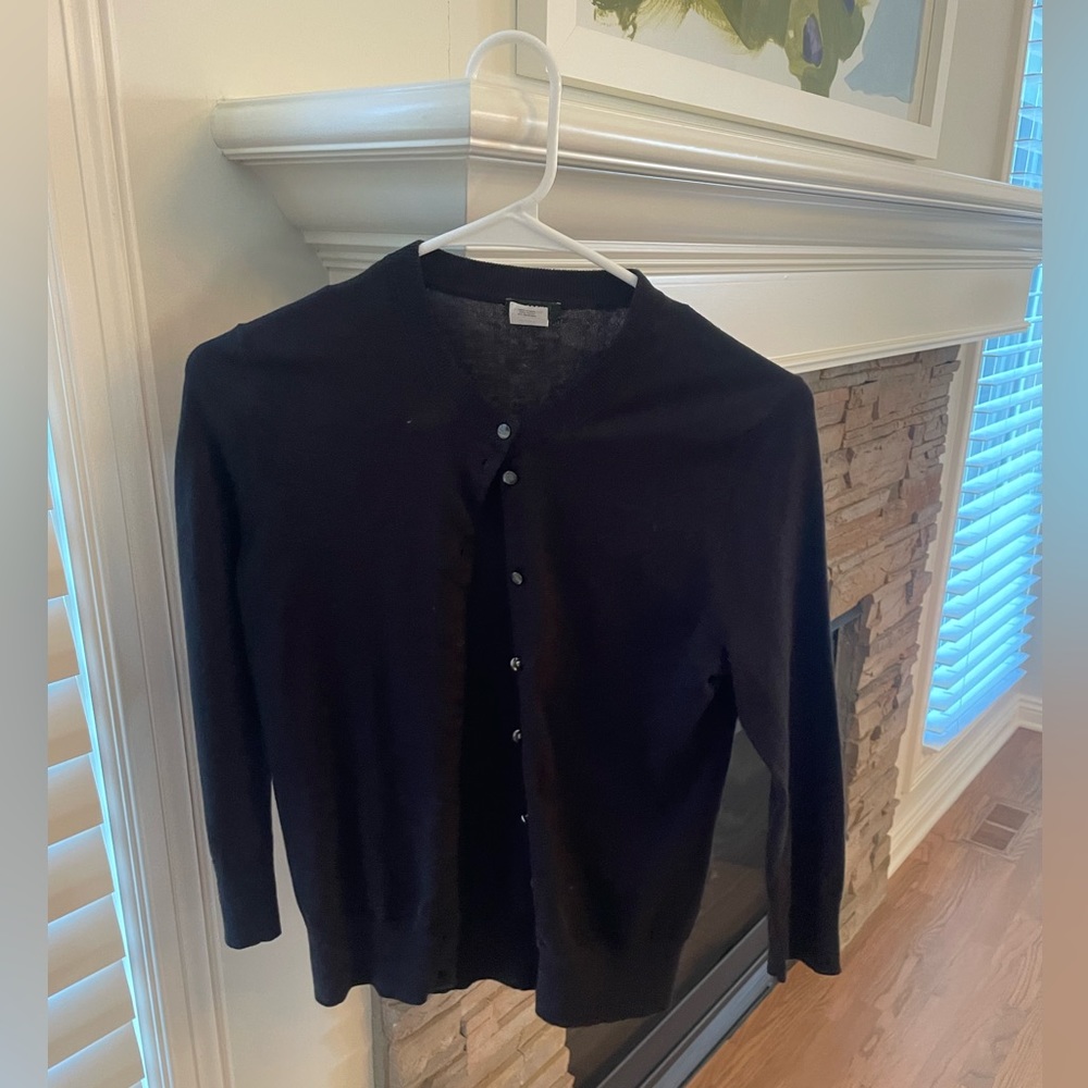 JCrew Black Cardigan
